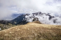 Nature Photography; Art; Landscape; Mountains; Rocks; Clouds; Fog, Switzerland; Zurich; Toggenburg; Chäserrugg