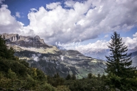 Nature Photography; Art; Landscape; Mountains; Rocks; Clouds; Fog, Switzerland; Zurich; Glarus