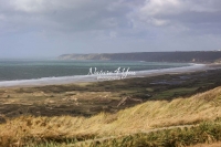 Dunes at the coast of Normandy